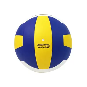 Atacado de mini bola de vôlei, em massa, macio pvc padrão oficial tamanho 5 vôlei para treinamento de competição