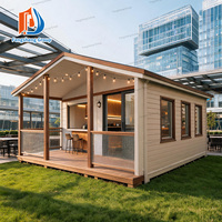 Maison préfabriquée moderne extensible à 3 chambres, grand salon, bureau extensible avec espace de vie