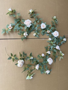 Nueva Oferta: Flores Artificiales de Jazmín English Star Floribunda Vine Arizona de Sharon Black Lilac y Rosa Comte De <span class=keywords><strong>Champagne</strong></span> - Product Image 4