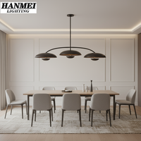 Lámpara Colgante de Acero de Estilo Nórdico Moderno, Base para Bombilla E12, Iluminación LED de Tamaño Mediano para Hoteles