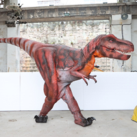 Costumes de dinosaures robotisés grandeur nature pour événements et fêtes, mascotte de parc 2026