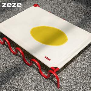 Zeze-cama elevada para perros grandes y medianos, cuna portátil para mascotas, para interiores y exteriores, con malla transpirable y marco duradero - Product Image 3
