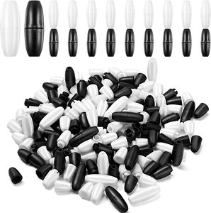 Oval <b>Bead</b> Caps for Bracelet Making in Multiple Colors <b>Plastic</b> Jewelry Findings Bag Pack - Product Image 3