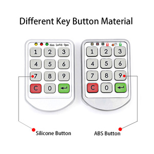 Keyless Điện Tử Mật Khẩu Kỹ Thuật Số Bàn Phím Số Thay Đổi Phòng Nhựa 4 Chữ Số Khóa Khóa - Product Image 4