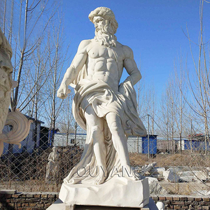 QUYANG-escultura de piedra de <span class=keywords><strong>dios</strong></span> griego para decoración de jardín, estatua de mármol, <span class=keywords><strong>Hercules</strong></span> y Minotauro, tamaño real - Product Image 4