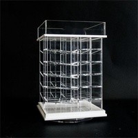 Boîte de rangement pour maquillage en plastique transparent personnalisée, promotionnelle, avec 7 compartiments, boîte à maquillage en acrylique avec tiroirs de bureau