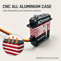 XQ POWER S2210D 11kg-cm Servomoteur numérique sans noyau à couple élevé, micro-mini, programmable, pour hélicoptère RC et avion à voilure fixe 8.4V