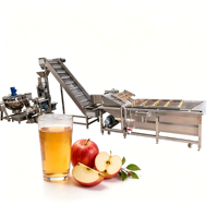 Industriële productielijn voor het mengen en verwerken van fruitsap met PLC-besturing voor stabiele drankenproductie
