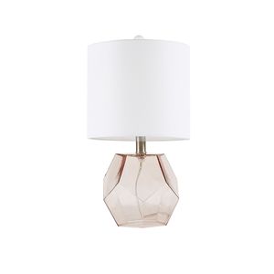 DB Bella Geometric Glass Table <b>Lamp</b> 4100K Neutral White Dome Shade Modern European Design Bedroom Lighting - Product Image 5