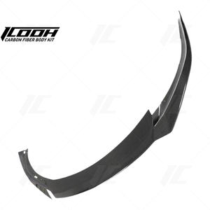 Icooh ชุดไฟเบอร์คาร์บอนไฟเบอร์สำหรับรถแข่งชุดกันชนหน้าตัวแยกขอบสำหรับ <span class=keywords><strong>Tesla</strong></span> รุ่น <span class=keywords><strong>S</strong></span> 2021-2022 - Product Image 4