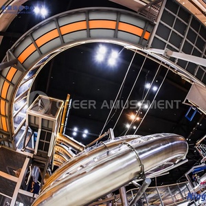 Centre de jeux de sport familial parc de toboggan intérieur enfants adultes aire de jeux équipement de parc d'aventure commercial - Product Image 6