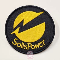 Patch de broderie en tissu personnalisé crochet et boucle thermocollants à coudre bordure découpée à chaud