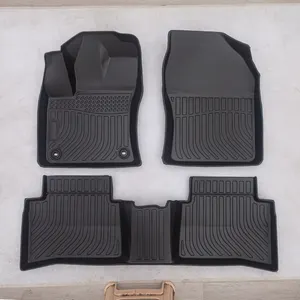 Waterproof tpe rubber car floor mats floor liner carpet right hand driver car mats for Toyota Prius 50/Prius C