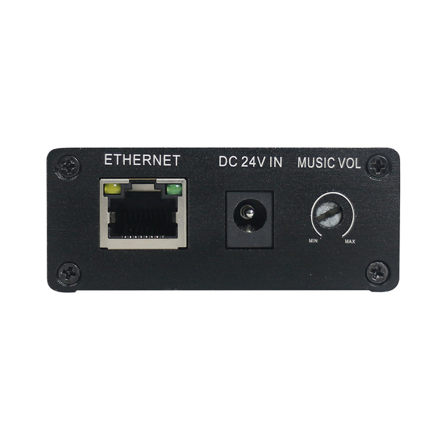 T 2*15W POE IP Network Broadcast Module Audio Broadcast Intercom Control Terminal for Public Address Voice Gateway