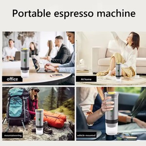 Machine à expresso automatique portable électrique sans fil rechargeable mini USB-C en gros - Cafetière de voyage 9 bars pour la maison - Product Image 6