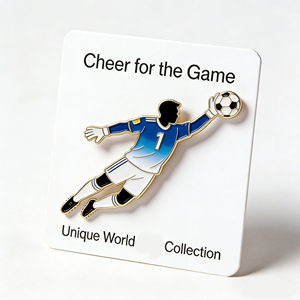 Pin de Solapa de Esmalte Metálico Personalizado con Diseño '<span class=keywords><strong>Guess</strong></span> You Like', Souvenir de Competición de Fútbol, Esmalte Duro, Premios y Regalos - Product Image 3