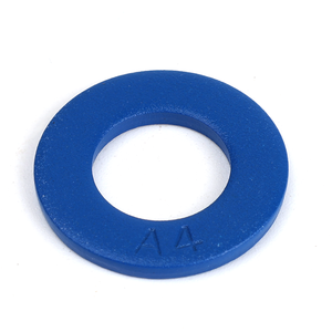 <span class=keywords><strong>Rondelle</strong></span> <span class=keywords><strong>plate</strong></span> métrique en acier inoxydable 316 avec revêtement PTFE, surface en téflon bleu, <span class=keywords><strong>rondelle</strong></span> simple - Product Image 6