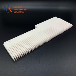 Peine de cerámica de Zirconia blanca, componentes de equipos fotovoltaicos de alta precisión, producción personalizada de piezas de cerámica - Product Image 1