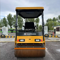 Nouvelle rouleuse vibrante à double tambour de 3 tonnes CLG6032E, compacteur d'asphalte hydraulique avec certification CE