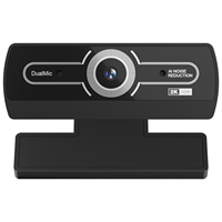 Webcam 2K untuk PC dengan Autofokus PDAF, Mikrofon Peredam Kebisingan AI, USB Plug & Play, 92 °   FOV & Koreksi Pencahayaan Otomatis