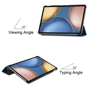 Funda Triple Plegable para Tablet de Material PU y PC para <span class=keywords><strong>Huawei</strong></span> <span class=keywords><strong>Mate</strong></span> Pad de 10.4 Pulgadas y Honor V7 V6 con Forro de Microfibra - Product Image 3