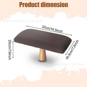 <b>Wooden</b> Single Leg Meditation <b>Stool</b> With Thick Cotton Cushion Modern Home Sitting <b>Stool</b> Durable Living Room Furniture - Product Image 4