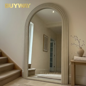 Décoration de maison personnalisée Grande et ancienne décoration murale Miroirs debout pleine longueur en bois avec cadre pour le salon - Product Image 6