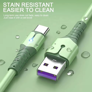 Sản phẩm hot 1m dây sạc điện thoại tái sử dụng USB cable Type-c USB Loại C Cáp sạc nhanh cho <span class=keywords><strong>Android</strong></span> Bộ sạc điện thoại Adapter - Product Image 4