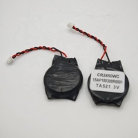 Pile bouton au lithium CKXIC 3V CR2450WC avec connecteur 2P 1SAP180300R0001 pour alimentation de secours d'encodeur PLC