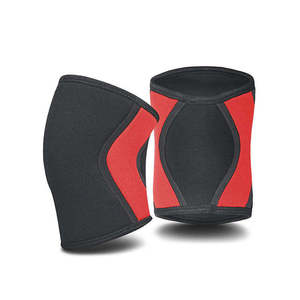 Aofit Wholesale Design Black Fitness Weight Lifting Compression Pads 7mm Knee Support Sleeves for Gym - Product Image 1