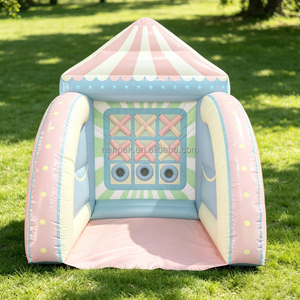 Jeux <span class=keywords><strong>de</strong></span> Carnaval Gonflables Personnalisés pour Enfants avec Jeu <span class=keywords><strong>de</strong></span> Lancer d'Anneaux, Cible <span class=keywords><strong>de</strong></span> Fléchettes et Stand <span class=keywords><strong>de</strong></span> Jeu Gonflable pour Fêtes, Idéal pour Location d'Anniversaires - Product Image 4