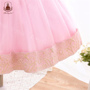 Vestido Rosa Yoliyolei, vestido <span class=keywords><strong>de</strong></span> baile hinchado, vestido <span class=keywords><strong>de</strong></span> novia estampado con tutú <span class=keywords><strong>de</strong></span> cumpleaños para niñas encantadoras <span class=keywords><strong>2023</strong></span> - Product Image 6