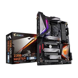 Carte mère de jeu <span class=keywords><strong>GIGABYTE</strong></span> <span class=keywords><strong>Z390</strong></span> AORUS MASTER d'occasion ATX avec 64 Go de DDR4, prend en charge les processeurs Intel Core de 9e et 8e génération - Product Image 1