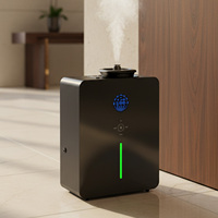 Diffuseur d'huiles essentielles personnalisé de 500 ml, contrôlé par application, pour hôtel et usage domestique, garantie 1 an, construction métallique