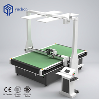 Machine de découpe CNC à couteau oscillant pour cuir naturel et cuir PU, prix usine Yuchon, pour chaussures