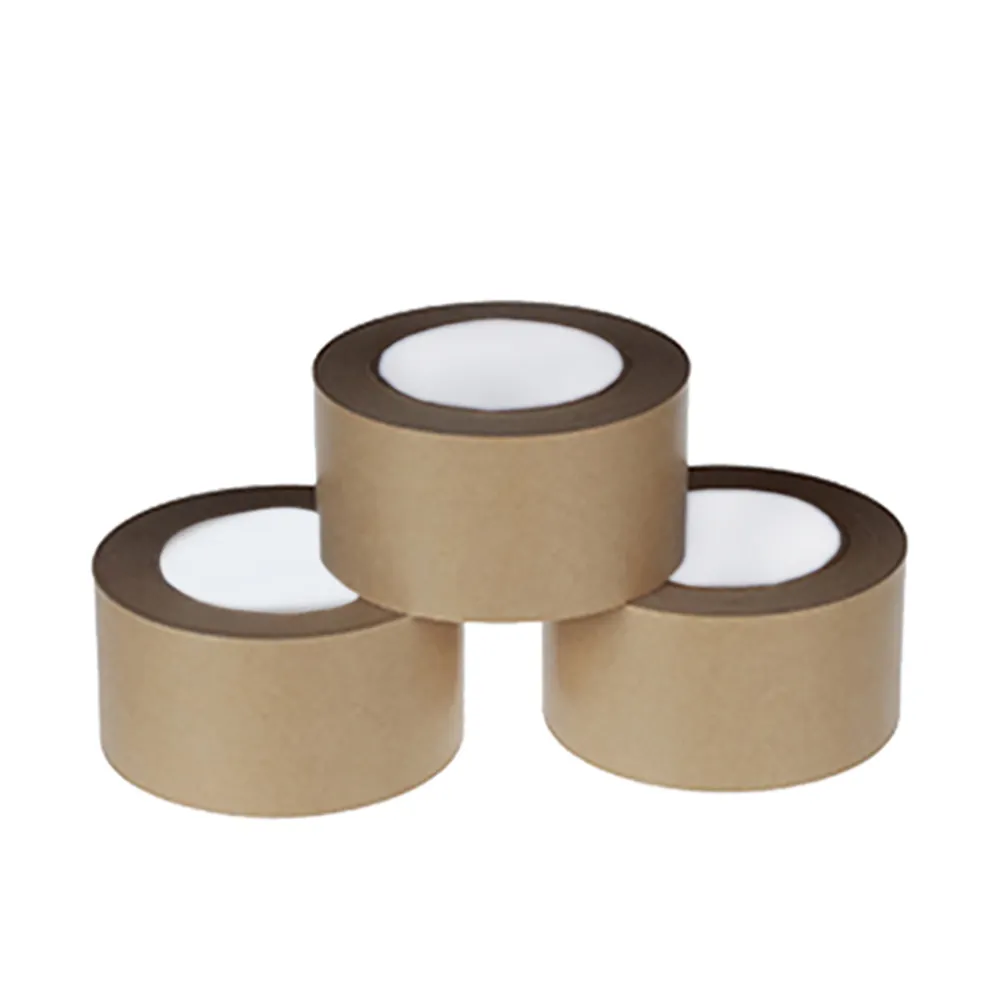 Free Samples 100% Wood Pulp Logo Printed Gummed Kraft Paper Tape