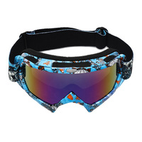 Lunettes de moto coupe-vent pour le ski de fond et l'alpinisme - Verres interchangeables compatibles avec les lentilles de prescription