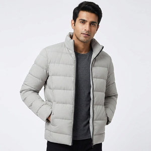 Wholesale Custom Puffer Jacket for Men Thick <b>Down</b> Cotton Padded Long Winter Coat Outdoor Bubble Jacket Stylish - Product Image 1