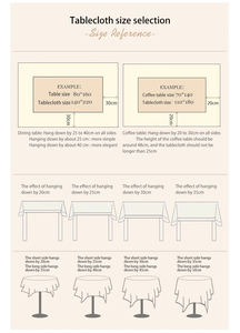 Tovaglie da Pranzo Decorative in Velluto Pelle di Pesca dal Design Personalizzato in Stile Crema Francese - Product Image 6
