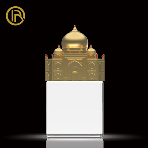 Sang Trọng Ả Rập Cung Điện Theo Kiểu Zamac Nước Hoa Cap-Kim Loại Tùy Chỉnh Nắp Cho Chai Nước Hoa - Product Image 5