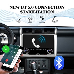 NaviHua Android 13 Car Radio <b>Stereo</b> Multimedia <b>System</b> Qualcomm Touch Screen GPS Navigation for Toyota FJ Cruiser 2007-2024 - Product Image 5