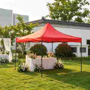 Carpa Portátil Negra King Kong de 3x3 Metros, Estructura Metálica Ligera para Puestos de Comida, Ferias Comerciales, Eventos y Festivales - Product Image 1