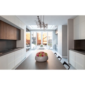 <span class=keywords><strong>Cucina</strong></span> Integrata Moderna di Lusso in Stile Italiano con Isola Laccata e Mobili in Melamina Realgres - Product Image 5