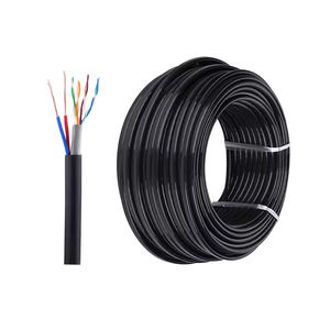 Precio <span class=keywords><strong>de</strong></span> fábrica 23AWG 4 pares <span class=keywords><strong>de</strong></span> <span class=keywords><strong>cable</strong></span> <span class=keywords><strong>de</strong></span> red <span class=keywords><strong>de</strong></span> PVC para exteriores 305 <span class=keywords><strong>metros</strong></span> rollo LAN <span class=keywords><strong>Ethernet</strong></span> <span class=keywords><strong>Cable</strong></span> UTP Cat6 Cables <span class=keywords><strong>de</strong></span> comunicación - Product Image 1