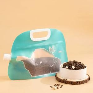 Kemasan kantong plastik makanan hewan peliharaan untuk makanan anjing 1kg tas kemasan 2kg - Product Image 3