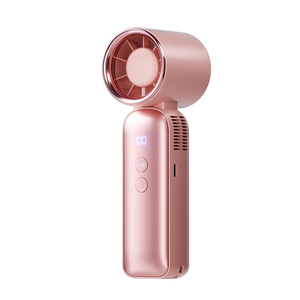 Ventilador de Mano Plegable con 100 Velocidades, 4000mAh Recargable, 5V, Pantalla LED Digital, Portátil, Mini, para Exteriores y Auto - Product Image 1