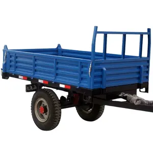 Farm tractor hydraulic Trailer For Agricultural Tractor Hook bed truck semi trailer