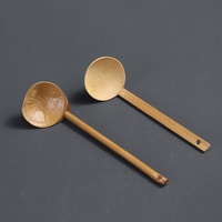 Cuillère à huile en bambou de style japonais pour ramen, accessoires de cérémonie du thé, distributeur de thé, cuillère à eau, modèle TS-09 Anji, compatible lave-vaisselle, résistant à la chaleur