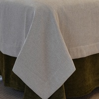 Ensemble de draps de table de massage épais vert et blanc, ensemble de housses de lit facial en velours