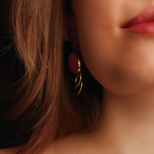 Boucles d'oreilles pendantes tendance E350-E200-0446F - Product Image 3
